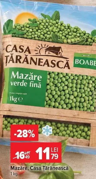 Mazăre verde fină