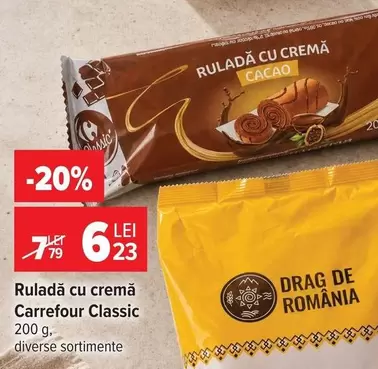 Ruladă cu cremă
