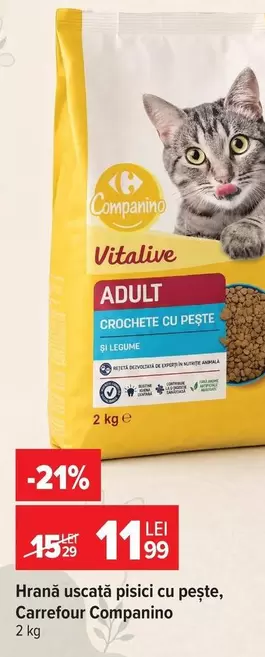 Hrană uscată pisici cu pește