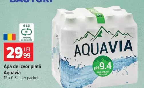 Apă de izvor plată