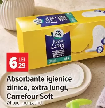 Absorbante igienice zilnice, extra lungi