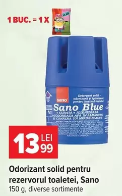 Odorizant solid pentru rezervorul toaletei