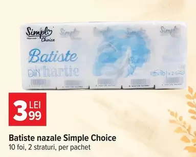 Batiste nazale