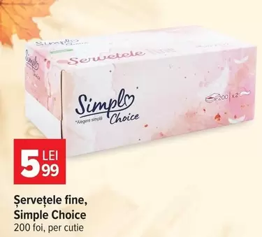 Șervețele fine