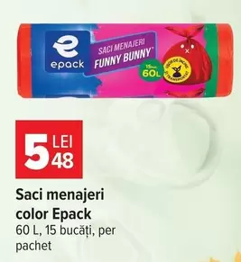 Saci menajeri color