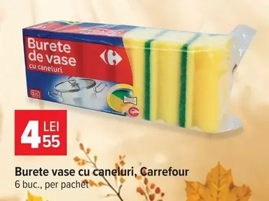 Burete de vase cu caneluri