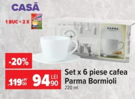 Set x 6 piese cafea