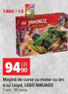 Lego - Mașină de curse cu motor cu arc