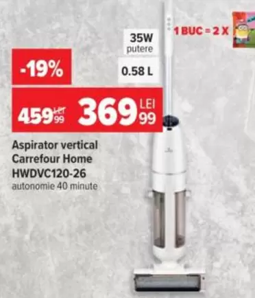 Vertical - Aspirator vertical HWdvc120-26