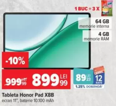 Honor Pad X8B