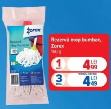 Rezervă mop bumbac
