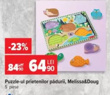 Puzzle-ul prieteniilor pădurii
