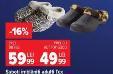 Saboti imblaniti adulti