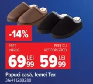 Papuci casă, femei Tex 36/411289280