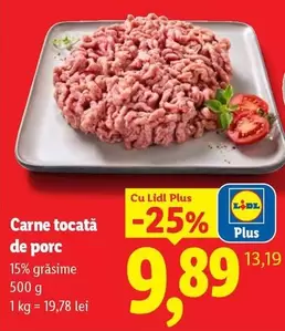 Carne tocată de porc