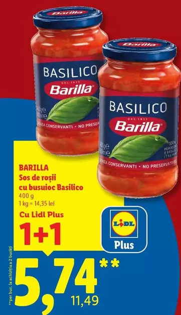 Sos de roșii cu busuioc
