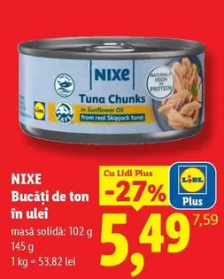 Tuna Chunks in Sunflower Oil