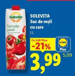 Suc de roșii cu sare