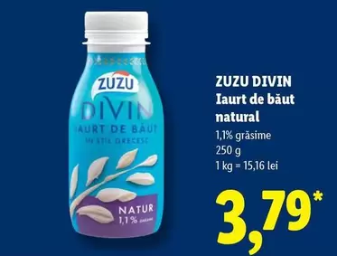 Zuzu - Iaurt de baut natural