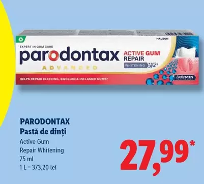 Pastă de dinți Active Gum Repair Whitening