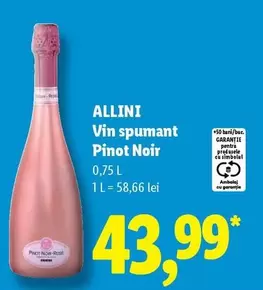 Vin spumant Pinot Noir