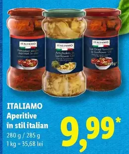 Aperitive in stil italian