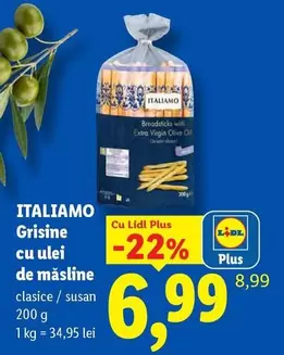 Grisine cu ulei de masline