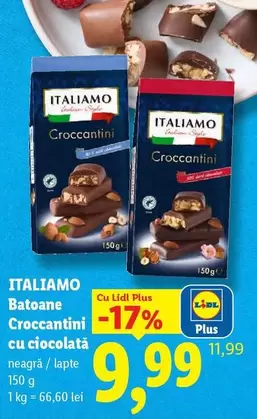 Batoane Croccantini cu ciocolată