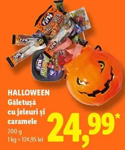 Găletușă cu jeleuri și caramele