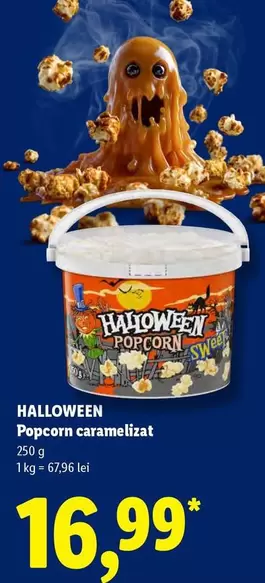 Popcorn caramelizat