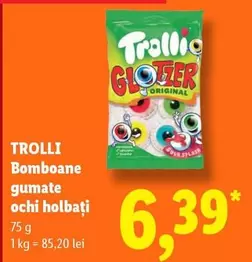 Bomboane gumate ochi holbați
