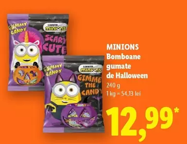 Minions - Bomboane gumate de Halloween