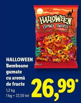 HALLOWEEN Bomboane gumate cu aromă de fructe