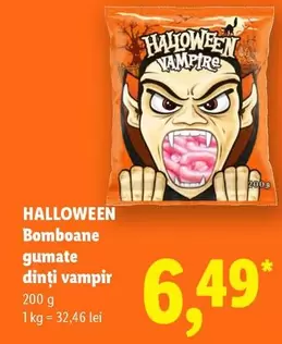 HALLOWEEN Bomboane gumate dinți vampir