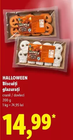 Halloween Biscuți glazurați