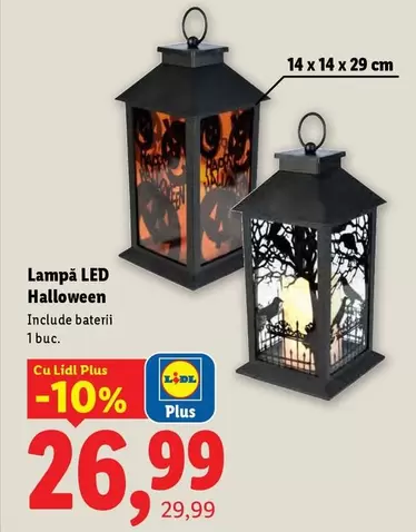 Lampă LED Halloween