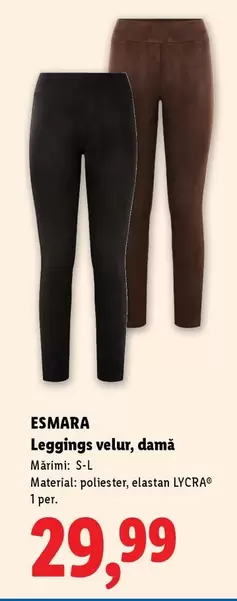 Leggings velur, damă