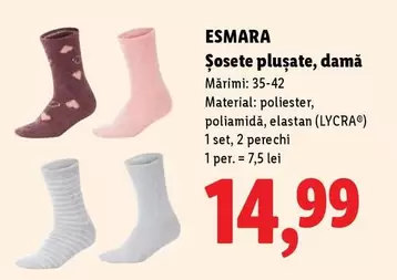 Șosete plușate, damă