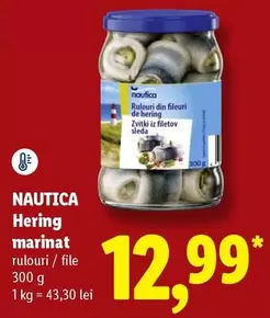 Hering marinat rulouri / file