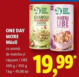 Granola Strawberry Matcha / Muesli UBE