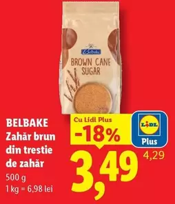 Zahăr brun din trestie de zahăr