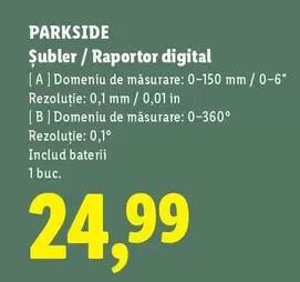 Șubler / Raportor digital