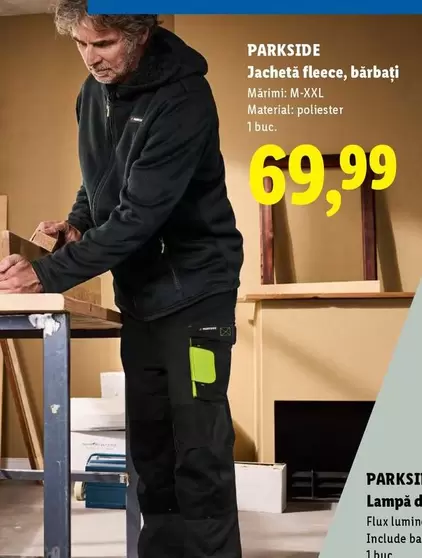 Jachetă fleece, bărbați
