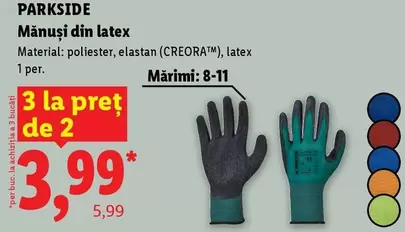 Mănuși din latex