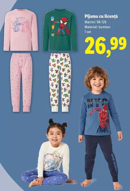 Pijama cu licență