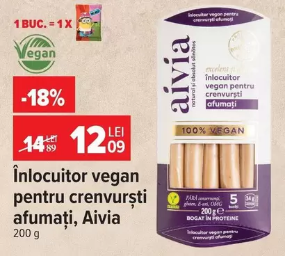 Înlocuitor vegan pentru crenvurști afumați