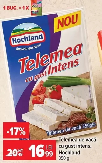 Telemea de vacă cu gust intens