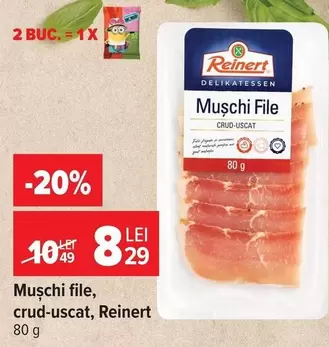 Mușchi file, crud-uscat