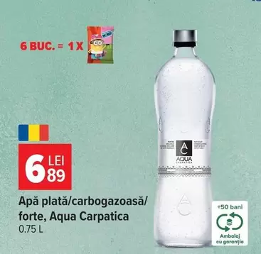 Apă plată/carbogazoasă