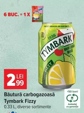 Băutură carbogazoasă Tymbark Fizzy